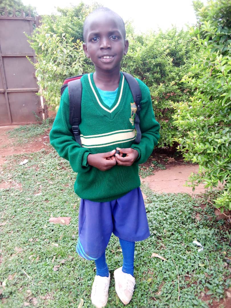 Innocent in school uniform