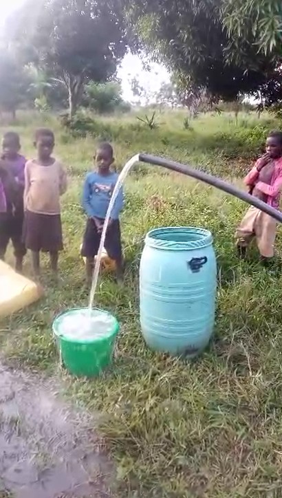 Fetching water